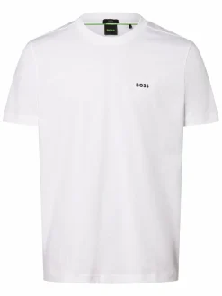 BOSS Green Shirts<Herren T-Shirt - Tee weiß uni