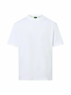 BOSS Green Shirts<Herren T-Shirt - Tee ecru uni