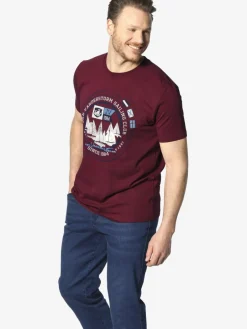 Jan Vanderstorm Shirts<Herren T-Shirt - TERNO rot uni