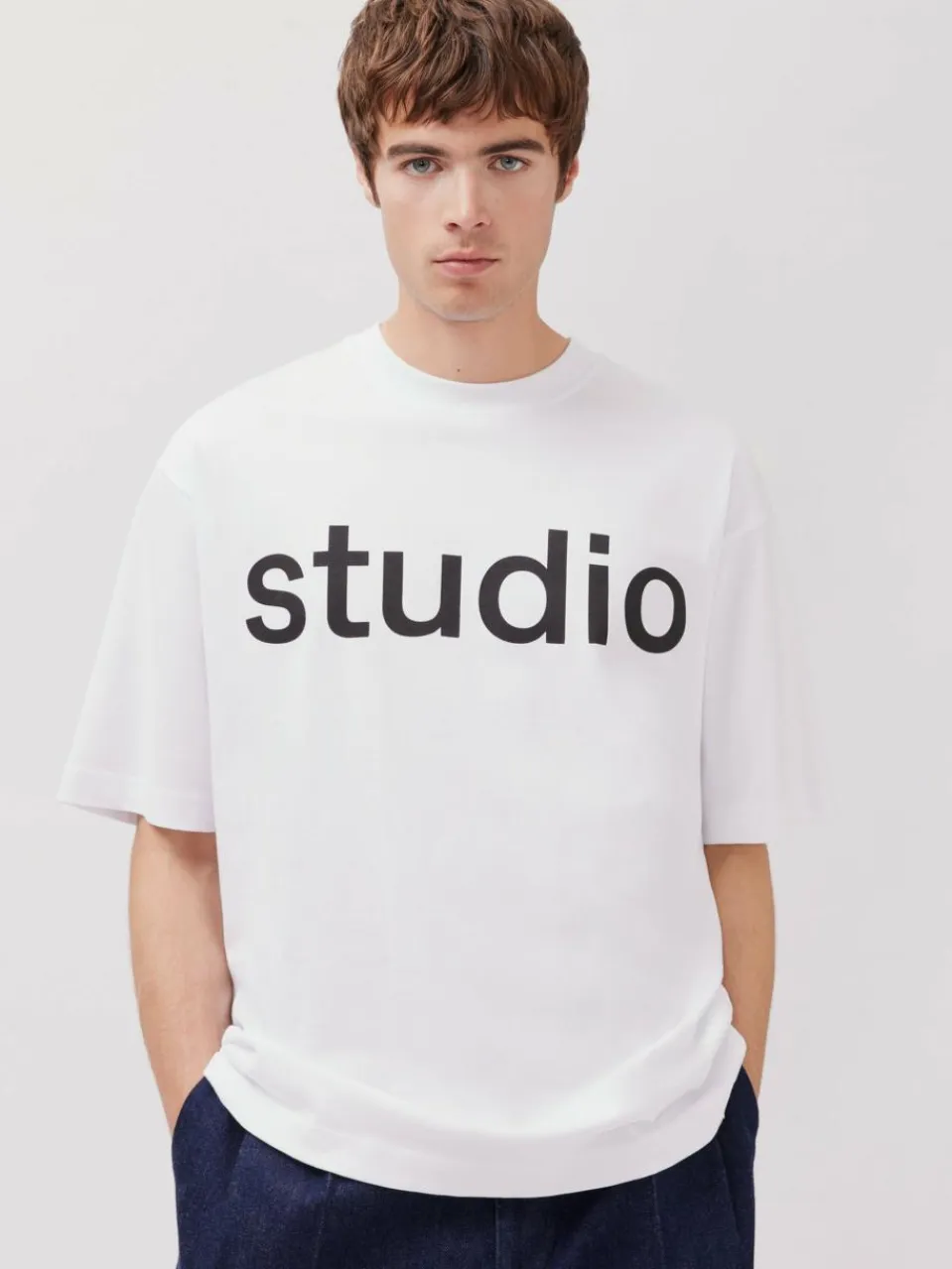 Herren Studio Seidensticker Shirts>Herren T-Shirt - Uni