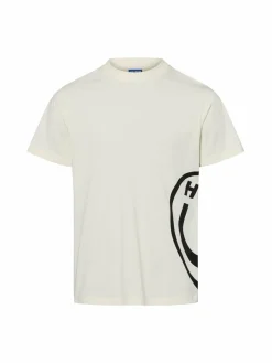 HUGO BLUE Shirts<Herren T-Shirt - Vintage Tee_B_5 ecru bedruckt