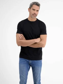 LERROS Shirts<Herren T-Shirt Doppelpack marine uni