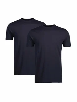 LERROS Shirts<Herren T-Shirt Doppelpack marine uni