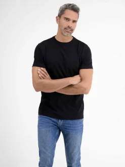 LERROS Shirts<Herren T-Shirt Doppelpack mehrfarbig uni