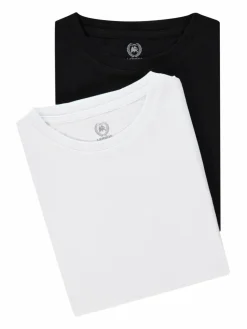 LERROS Shirts<Herren T-Shirt Doppelpack mehrfarbig uni