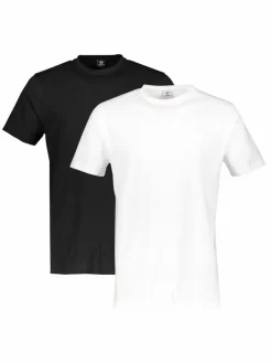 LERROS Shirts<Herren T-Shirt Doppelpack mehrfarbig uni
