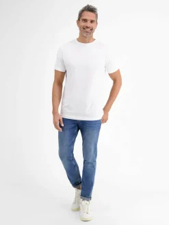 LERROS Shirts<Herren T-Shirt Doppelpack weiß uni