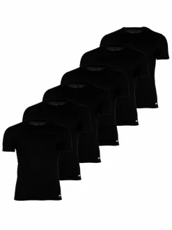 Herren Diesel Shirts>Herren T-Shirt 6er Pack