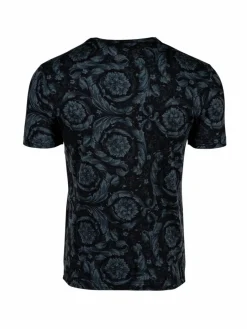 Versace Jeans Shirts<Herren T-Shirt 1er Pack schwarz gemustert
