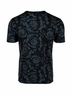 Versace Jeans Shirts<Herren T-Shirt 1er Pack schwarz gemustert