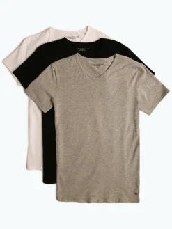 Tommy Hilfiger Shirts<Herren T-Shirt im 3er-Pack weiß grau uni