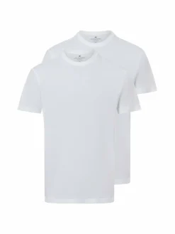 Nils Sundström Shirts<Herren T-Shirt im 2er-Pack weiß uni
