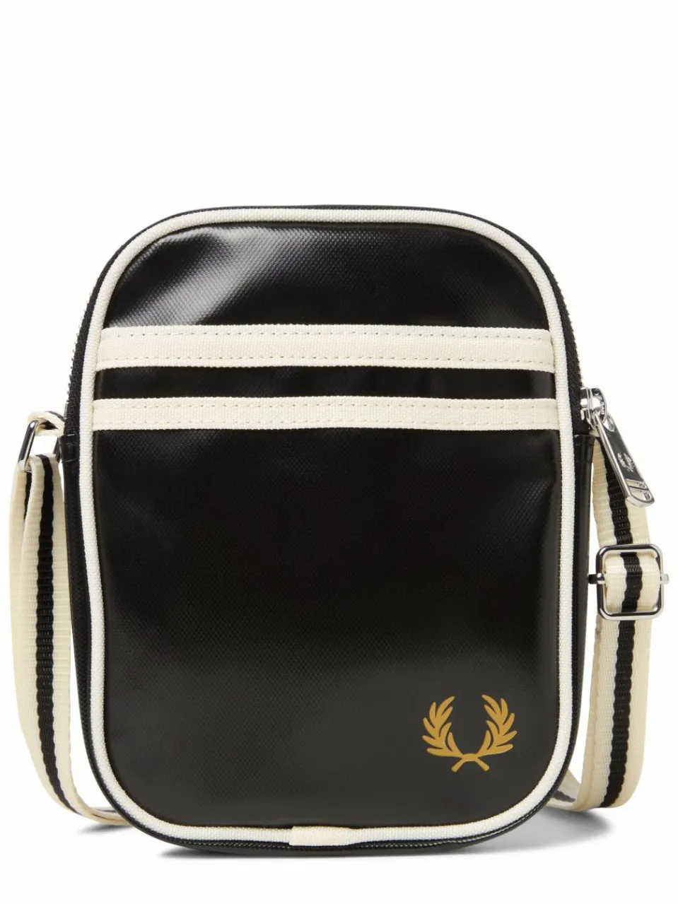 Fred Perry Taschen & Rucksäcke<Herren Umhängetasche schwarz uni