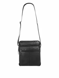 Bodenschatz Taschen & Rucksäcke<Herren Umhängetasche schwarz uni