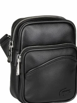 Lacoste Taschen & Rucksäcke<Herren Umhängetasche - Small Angy Grain NH4563GY schwarz uni