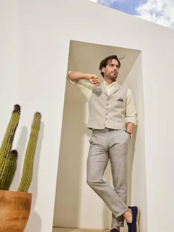 BABISTA Anzüge<Herren Weste - BALDUINO beige gestreift