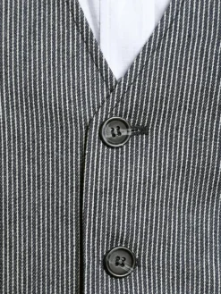 Jan Vanderstorm Anzüge<Herren Weste - TORVIND blau gestreift