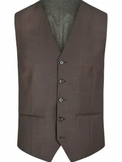 Daniel Hechter Anzüge<Herren Weste - WAISTCOAT SHAPE bordeaux uni