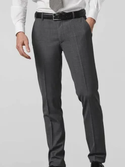 MEYER Hosen<Herren Wollchino - Oslo grau uni