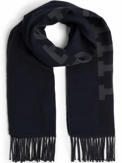 Tommy Hilfiger Schals & Tücher<Herren Wollschal marine grau gemustert
