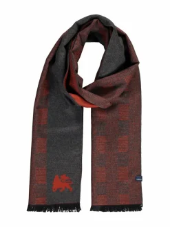 LERROS Schals & Tücher<Herren Wollschal rot kariert