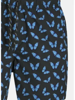 Jack & Jones Junior Jungen<Jungen Badehose schwarz bedruckt