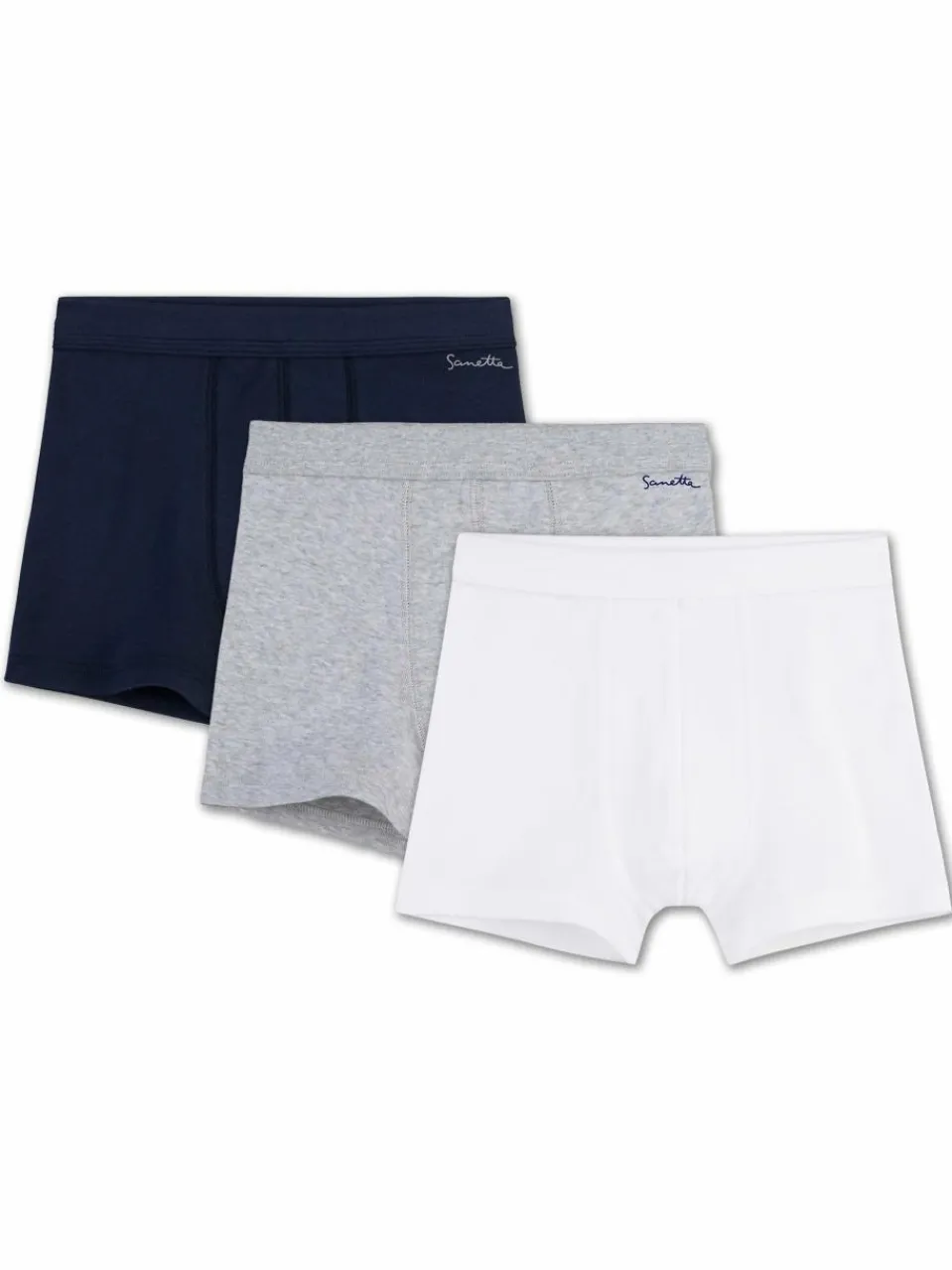 Sanetta Jungen<Jungen Boxershort 3er Pack mehrfarbig uni