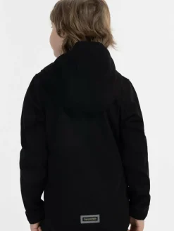 Schmuddelwedda Jungen<Jungen Funktionsjacke schwarz meliert