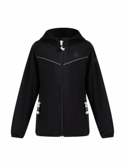 Schmuddelwedda Jungen<Jungen Funktionsjacke schwarz meliert