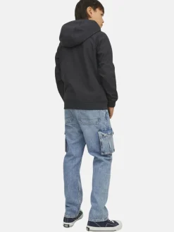 Jack & Jones Junior Jungen<Jungen Jacke schwarz uni