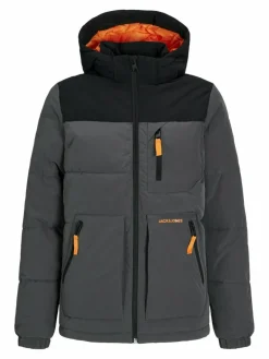 Jack & Jones Junior Jungen<Jungen Jacke grau gemustert