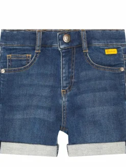 Steiff Jungen<Jungen Jeans Shorts - Denim blau uni