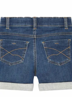 Steiff Jungen<Jungen Jeans Shorts - Denim blau uni
