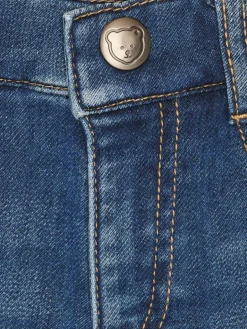 Steiff Jungen<Jungen Jeans Shorts - Denim blau uni