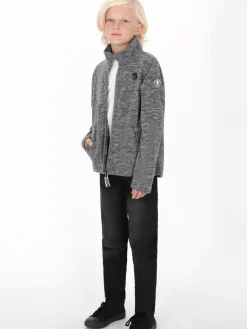 Schmuddelwedda Jungen<Jungen (Kids) Fleecejacke schwarz meliert