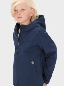 Dreimaster Jungen<Jungen (Kids) Softshellblouson blau uni