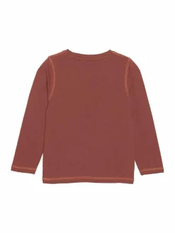 En Fant Jungen<Jungen Langarmshirt rot uni