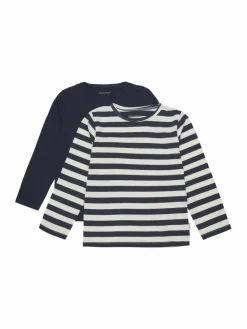 Minymo Jungen<Jungen Langarmshirt weiß bedruckt