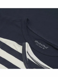 Minymo Jungen<Jungen Langarmshirt weiß bedruckt