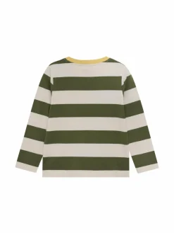 Minymo Jungen<Jungen Langarmshirt - oliv gemustert