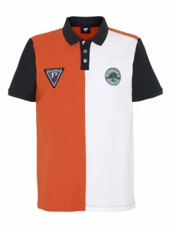 Polo Sylt Jungen<Jungen Polo orange bedruckt