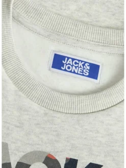 Jack & Jones Junior Jungen<Jungen Pullover weiß bedruckt