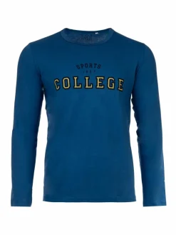 Sanetta Jungen<Jungen Pyjama blau bedruckt