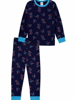 Schiesser Jungen<Jungen Pyjama - Boys World marine bedruckt