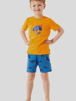 Schiesser Jungen>Jungen Pyjama - Boys World Organic Cotton