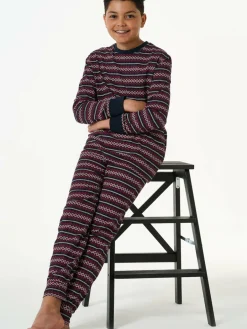 Schiesser Jungen<Jungen Pyjama - Family marine bedruckt