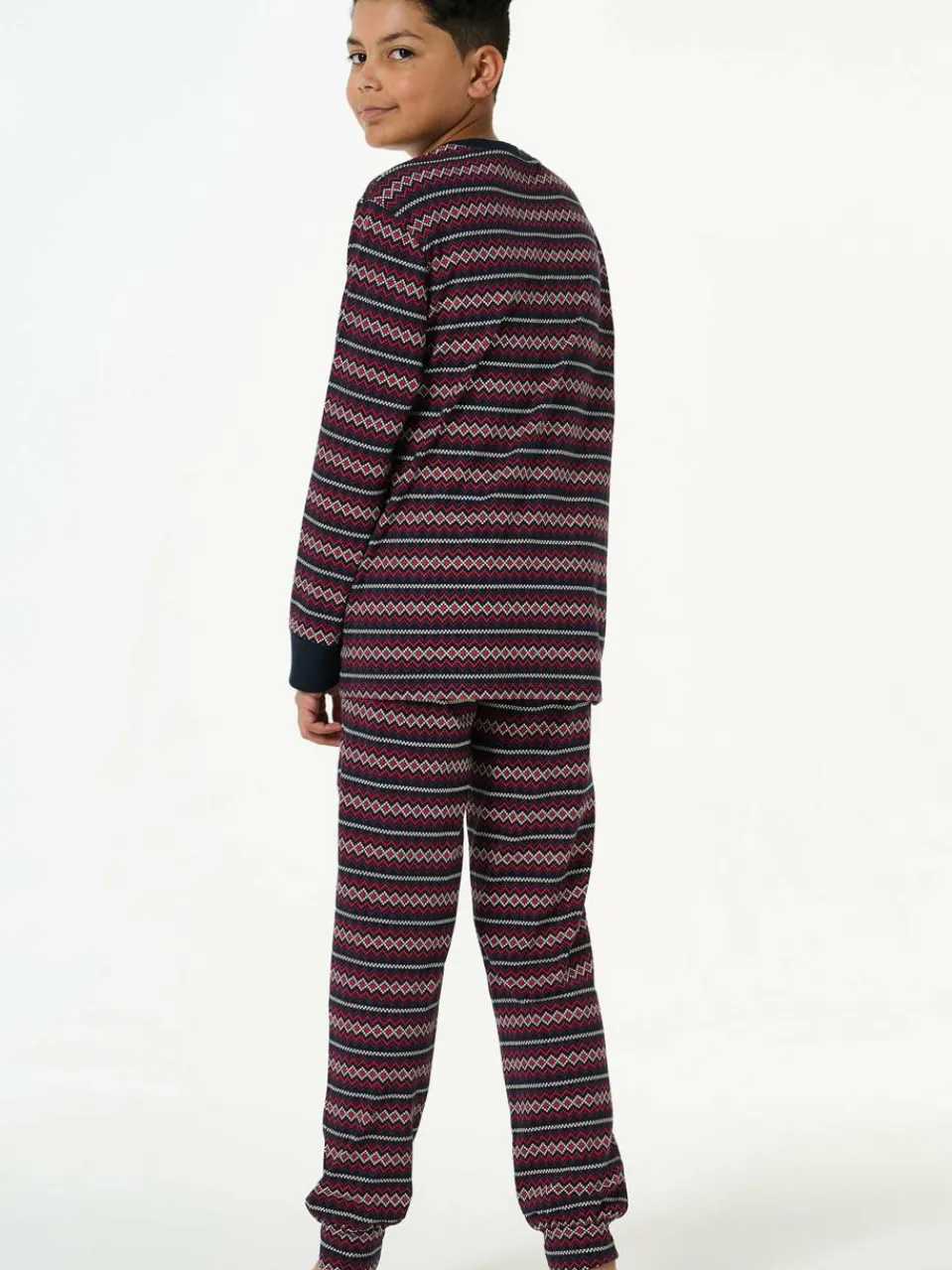 Schiesser Jungen<Jungen Pyjama - Family marine bedruckt
