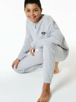 Schiesser Jungen<Jungen Pyjama - Nightwear grau uni