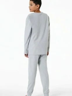 Schiesser Jungen<Jungen Pyjama - Nightwear grau uni