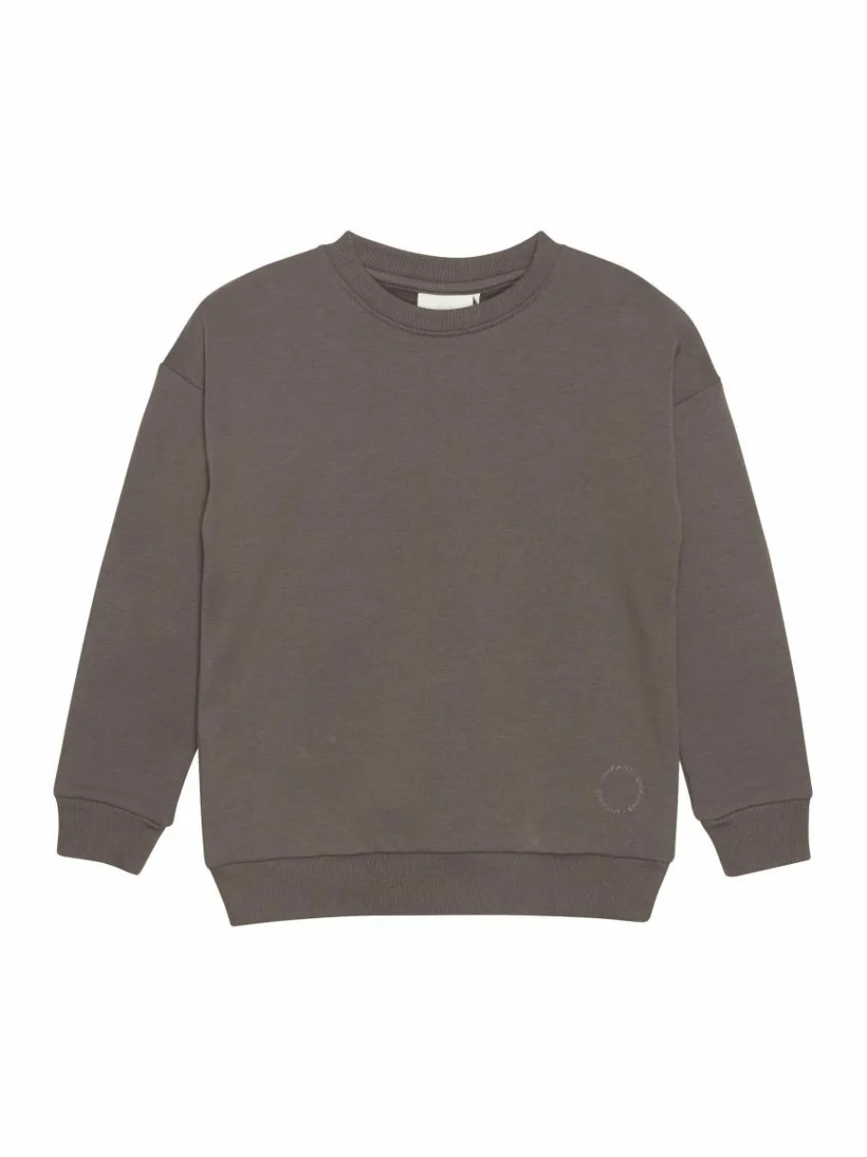 En Fant Jungen<Jungen Rundhalspullover braun uni